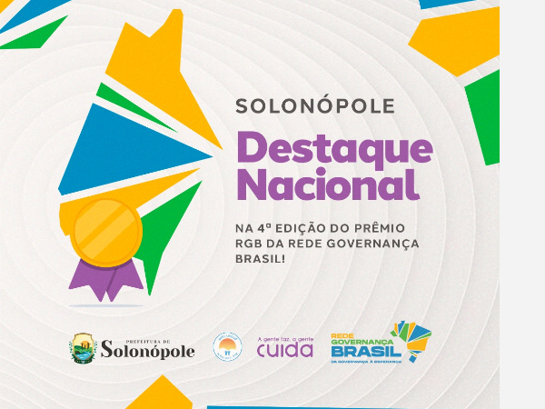 Solonópole: Brilho Nacional na 4ª Edição do Prêmio RGB da Rede Governança Brasil!